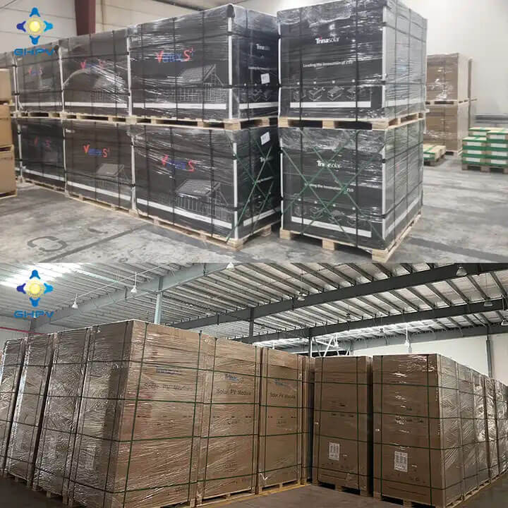 N Type Solar Panels packaging
