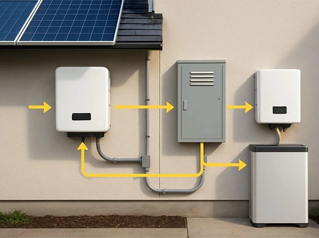 AC coupled solar plus storage AC coupled solar plus storage